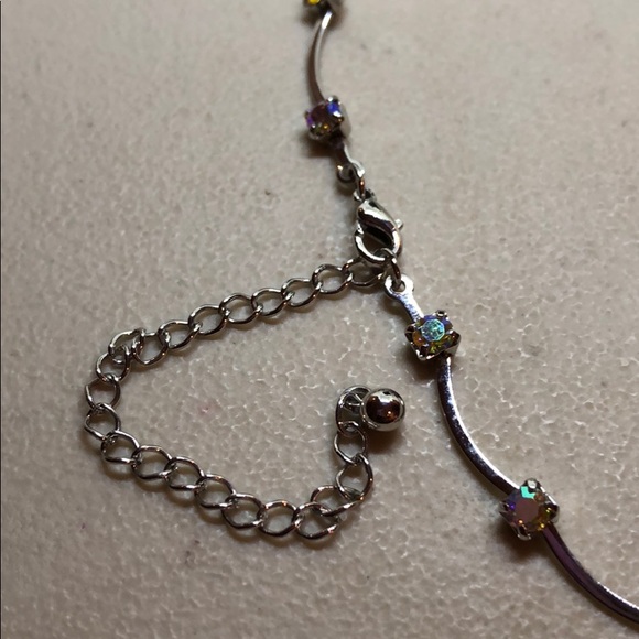 Rainstone Necklace with Earrings - Picture 3 of 4